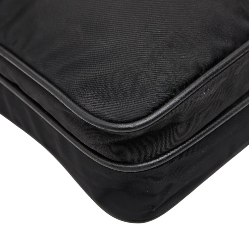 PRADA Black Leather Shoulder Bag - Picture 5 of 11